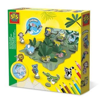 Krimpfolie Jungle (Knutselpakketten, Creatief speelgoed), Verzenden, Nieuw, Knutselen
