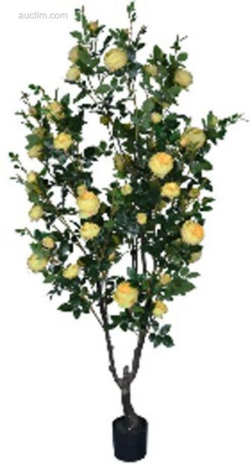 4x artificial rozen plant, Nieuw