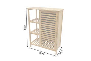 Bamboe wandplank ZEN-BO 65cm naturel - 48180, Huis en Inrichting, Woonaccessoires | Wandplanken en Boekenplanken, Ophalen of Verzenden