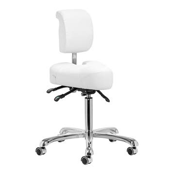 Cosmetische Ergonomische Zadelkruk Giovanni 1005 Wit – Met, Ophalen of Verzenden, Nieuw