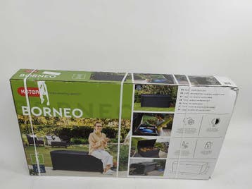 Keter Opbergbox Borneo 416L -, Tuin en Terras, Verzenden, Nieuw