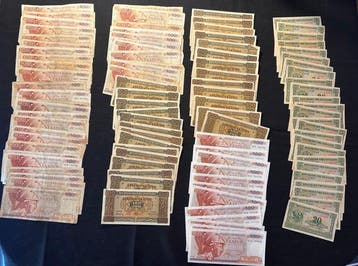 Griekenland. - 100 banknotes - various dates (Zonder, Postzegels en Munten, Bankbiljetten | Europa | Niet-Eurobiljetten