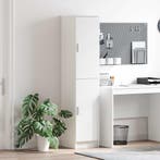 vidaXL buffetkast Wit 35 x 39 x 168 cm, Huis en Inrichting, Minder dan 50 cm, Verzenden, Nieuw, Minder dan 100 cm