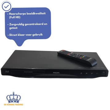 Philips BDP2700 | Blu Ray Speler | DVD Speler | Blu-ray spel, Verzenden, Gebruikt, Philips