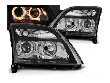 Angel Eyes koplampen Black geschikt voor Opel Vectra C, Verzenden, Nieuw, Opel