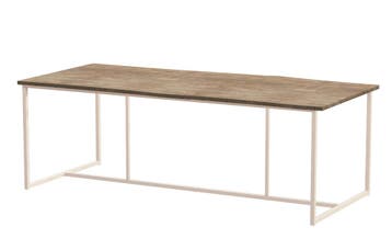 4 Seasons Outdoor Quatro tafel latte met Robusto teak blad, Ophalen of Verzenden, Nieuw