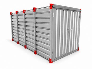 Materiaalcontainer demontabel 5 meter, Ophalen of Verzenden