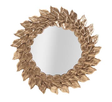 WANDSPIEGEL GLAM BLAADJE RAME CM Ø 73X5, Huis en Inrichting, Woonaccessoires | Spiegels, Ophalen of Verzenden, Nieuw