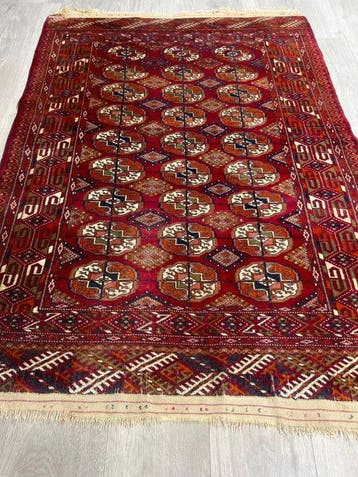 Afghan - Vloerkleed - 159 cm - 105 cm - Turkmeens, Nieuw