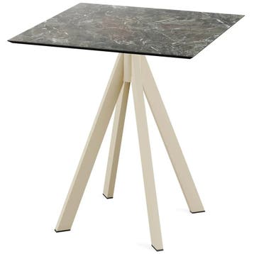 Inklapbare Tafel | INFINITY | HPL/RVS | Marmerlook Blad |, Verzenden, Nieuw in verpakking