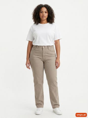 Levis Jeans Heren maat W22 / L34 Beige Vintage, Ophalen of Verzenden, Nieuw