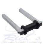 Kielrol 133 mm verstelbaar 30x30x300mm, Ophalen of Verzenden, Nieuw