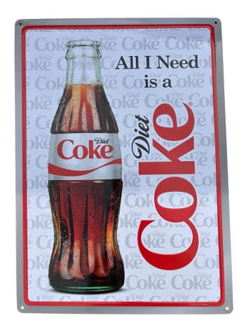 CocaCola - Uitgebreide collectie metalen wandplaten, Ophalen of Verzenden, Nieuw, Reclamebord