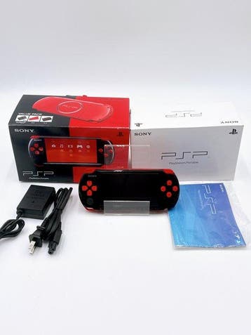 Sony - Sony PSP-3000 Black Red Value Pack PSPJ-30017 Tested, Spelcomputers en Games, Nieuw