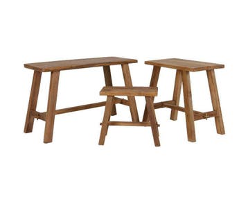 Ganesja Krukken - recycled / upcycled Teak hout!, Draaibaar, Nieuw, Ophalen of Verzenden, 1 kruk