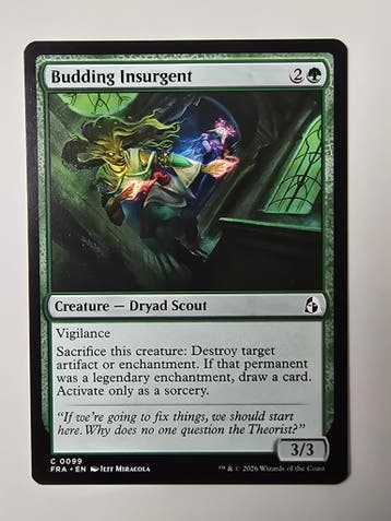 BUDDING INSURGENT (FRA) (C 0099) (MTG) (TRADING CARD), Verzenden, Gebruikt