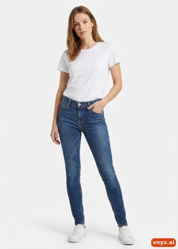 Levis Jeans Dames maat WW25 / L30 Blauw Vintage, Ophalen of Verzenden, Nieuw