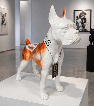 Daluxe Art - 1999 • Hermès Angel Dog – 50 cm