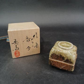 Shigaraki Ware Kogo (wierookhouder) – Natuurlijke, Antiek en Kunst