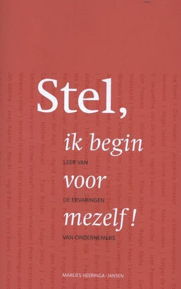 Stel, ik begin voor mezelf! - Marlies Heeringa-Jansen, Verzenden, Zo goed als nieuw, Marlies Heeringa-Jansen