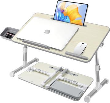 Laptoptafel Bed 53x30cm | Retourdeal 34% Korting, Computers en Software, Ophalen of Verzenden, Zo goed als nieuw, In hoogte verstelbaar