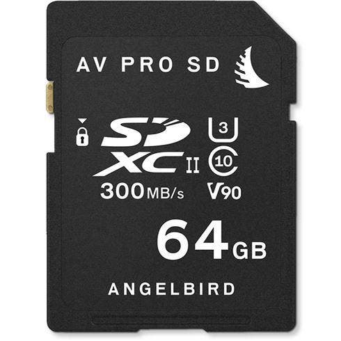 Angelbird AVpro SDXC UHS-II V90 64GB, Audio, Tv en Foto, Fotografie | Geheugenkaarten, Overige typen, Nieuw, Ophalen of Verzenden
