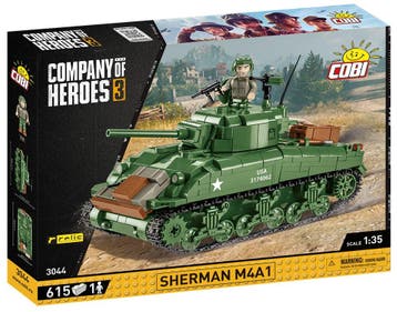 COBI 3044 Sherman M4A1 (Leger bouwsets, Modelbouwsets), Verzenden, Nieuw