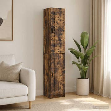 vidaXL Kastenset 2 st Bewerkt hout, Minder dan 50 cm, Verzenden, Nieuw, Minder dan 100 cm