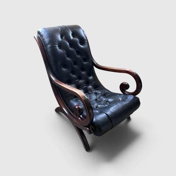 chesterfield - Fauteuil - 670 Lounge Stoel - Kalfsleer -