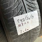 4 x Michelin 245-50-19 Winterbanden 6mm, 19 inch, Band(en), Personenwagen, Gebruikt