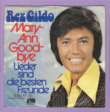 Rex Gildo – Mary-Ann Good-Bye / Lieder Sind Die Besten Freun, Ophalen of Verzenden, Nieuw in verpakking
