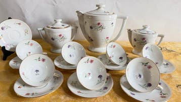 Limoges - Véritable Frugier René (F. R.G.) - Koffieservies
