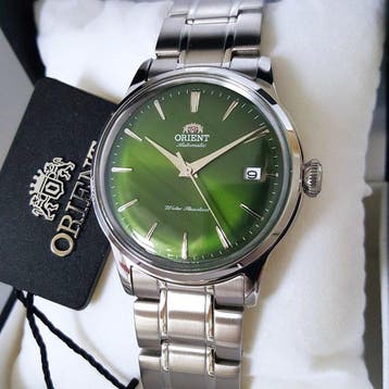 Orient - Automatic - BAMBINO - Kermit Green - In-House Cal., Nieuw