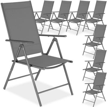Opvouwbare tuinstoelen met verstelbare rugleuning, gaas, Verzenden, Nieuw