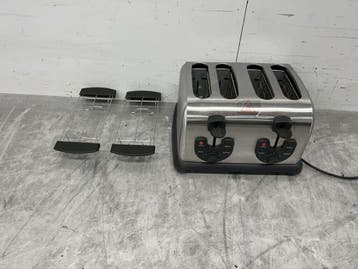 RVS GGG Toaster Broodrooster 4 sneden 230V Horeca, Ophalen of Verzenden, Nieuw in verpakking