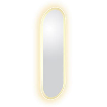 Spiegel Clou Look At Me Met LED Verlichting Ovaal 90x28 cm, Ophalen of Verzenden, Nieuw