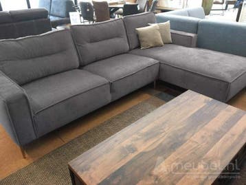 Loungebank Capelle - loungebanken - Grijs, Nieuw, 150 cm of meer, Overige materialen, 200 tot 250 cm