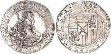 Duitsland, Saksen-Albertijnse Linie. Moritz 1541-1553. Taler