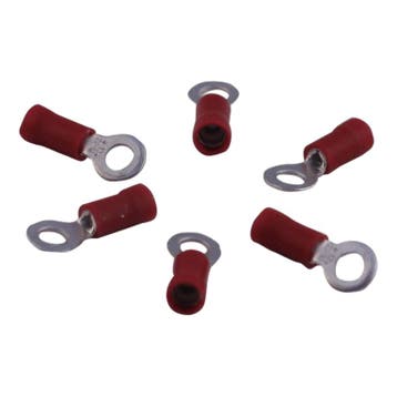 Novio Ringkabelschoen voor draad 0,5 - 1,5mm2 , M4 , rood, Ophalen of Verzenden, Nieuw