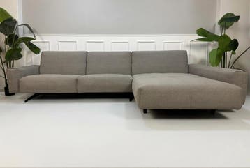 Rolf Benz 50 stof grijs design hoekbank bank, Hoekbank, Driepersoons, Ophalen of Verzenden, Zo goed als nieuw