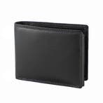 Houtkamp Leren Heren Portemonnee - Billfold - Leer - Zwart, Overige merken, Verzenden, Zwart, Nieuw