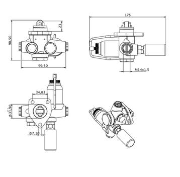 Mercedes opvoerpomp OM636, OM621 met plunjer, Ophalen of Verzenden, Nieuw, Motor en Techniek, Zeilboot of Motorboot