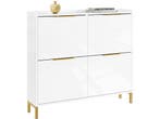SoBuy FSR206-GW - Schoenenkast - Ultradun 19 cm - Hoogglans, Verzenden, Nieuw