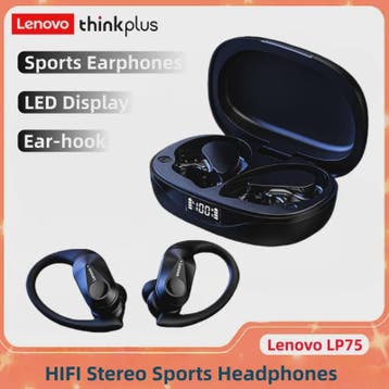 Lenovo LP75 Draadloze Oordopjes met Oorhaak - Sport, Bellen, Verzenden, Nieuw