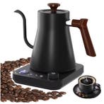 Gooseneck Waterkoker 900ml met Temperatuurregeling Koffie, Verzenden, Nieuw