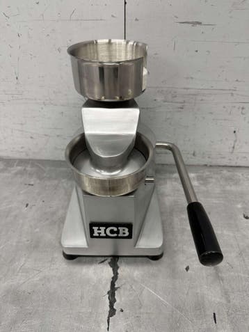 HCB RVS Hamburgerpers 100 mm Slagerij Horeca, Ophalen of Verzenden, Nieuw in verpakking