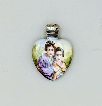 122 Years Old Collectable Heart Shaped Japonisme -