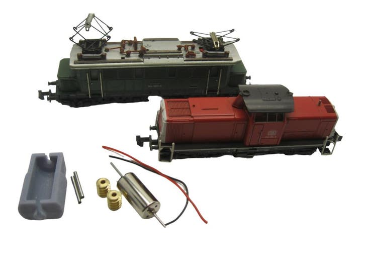 micromotor NM025G N motor ombouwset voor Minitrix  V100/BR, Hobby en Vrije tijd, Modeltreinen | N-Spoor, Gelijkstroom, Overige typen