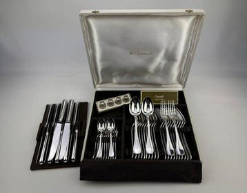 Christofle - Tafelservies voor 12 (52) - Albi - Verzilverd