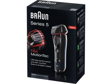 Braun Series 5 5030s - Scheerapparaat - Accu - Rood Zwart, Verzenden, Nieuw